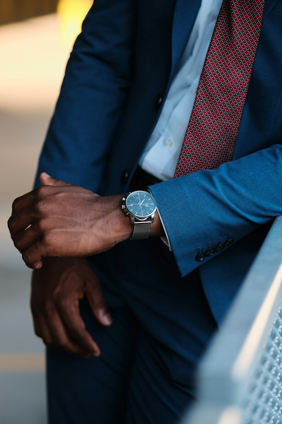 Portrait of a businessman in a suit