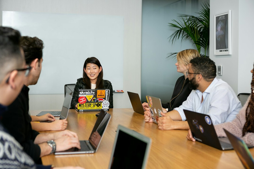 corporate team programming session