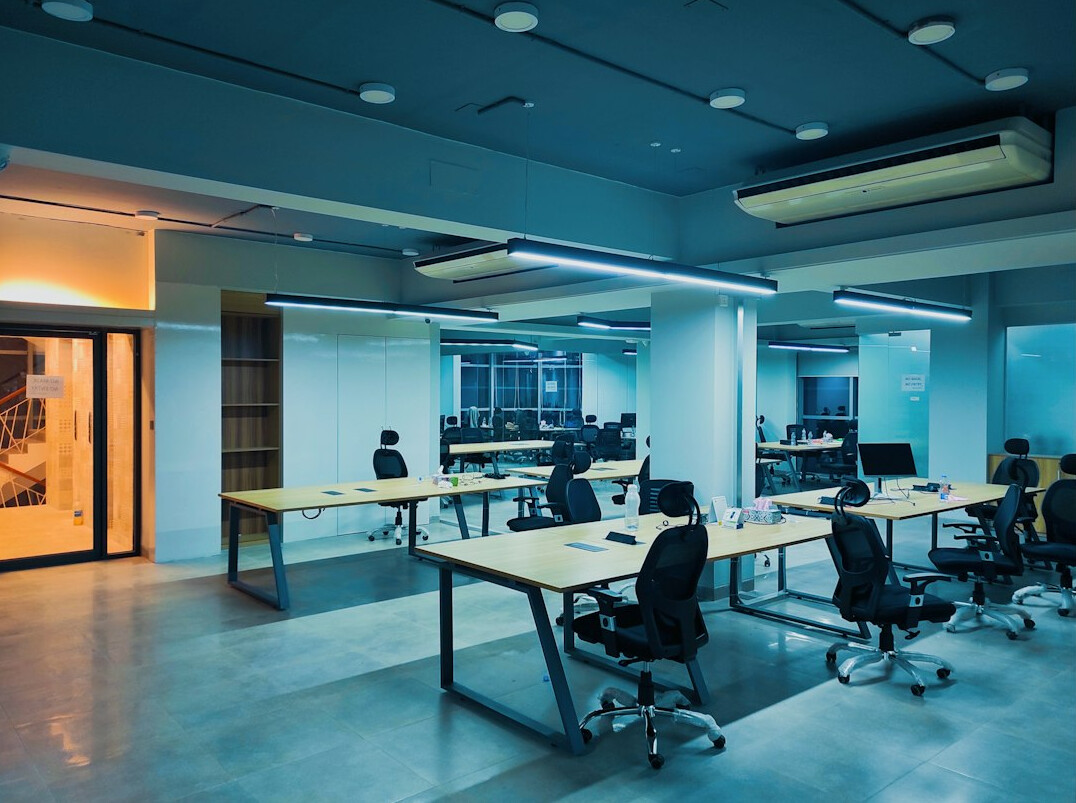 modern office workspace